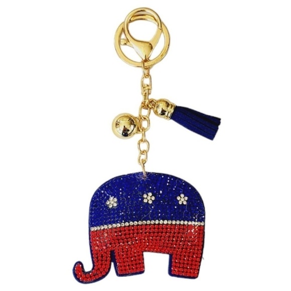 Purse charm Democratic Donkey - Picture 2 of 2